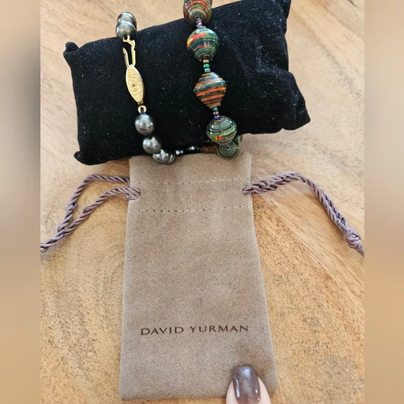 David Yurman Dustbag & 2 Bracelets - Picture 2 of 11
